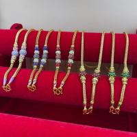 ราคา สร้อยคอลงยา ผสมเศษทองแท้ งานเหมือนจริง หนัก2บาท (8658684314)