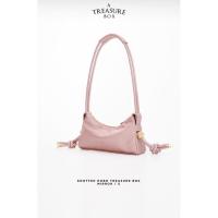 ราคา ส่งต่อน้องMIRROR PINK KNOTTED HOBO S (27387130261)