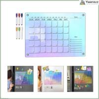 ราคา YAA ตู้เย็นปฏิทินแม่เหล็กวางแผนรายสัปดาห์สีปฏิทินแม่เหล็กไวท์บอร์ดรายเดือน To-do-list Board Kitchen Memo Boa (43269035249)