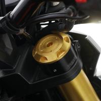 ราคา **สินค้าตำหนิ** ปิดหัวโช้คบน ปิดโช้คแต่ง ชุดโบ๊ลท์ตัวปิดหัวโช๊ค yamaha แท้ mslaz xsr155 mt15 cng ของแท้เบิกศนูย์ (11299086649)