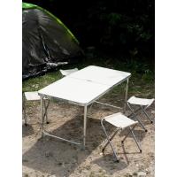 ราคา ลด30% เก้าอี้พับชุดโต๊ะสนามพับได้พร้อมเก้าอี้พับ 4 ตัว Folding Table with Chairsเก้าอี้สนาม กางเต้นท์ แคมป์ปิ้ง (4754407196)