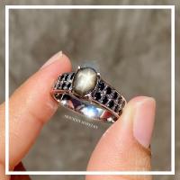 ราคา แหวนพลอยสตาร์ดิบและด้านข้างพลอยนิลค่ะ (8158857373)