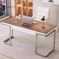 ราคา Wuxury.furniture โต๊ะทำงาน สไตล์modern โต๊ะคอม โต๊ะผู้บริหาร ส่งฟรี (52255026140)