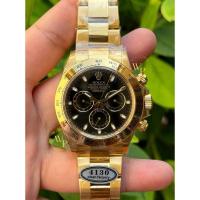 ราคา Rolex Daytona Yellow Gold Black 40mm. (Full Function) ใช้งานได้ทุกฟั่งก์ชั่น Top Swiss (พร้อมกล่อง) (24219576100)