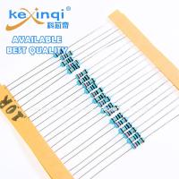 ราคา 100pcs 1/4W โลหะฟิล์ม Resistor 18R ~ 2K 18R 30R 47R 100R 1K 2K Ohm 1% Ohm Resistance 18R 20R 22R 24R 27R 30R 33R 36R 39R 43R 47R 51R 56R 78R 120R 78R 78R 78R 78R (27722255576)