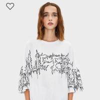 ราคา (ส่งฟรีEMS‼️) Billie Eilish x Bershka T-shirt size S (7035340353)