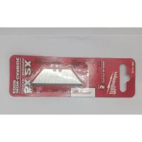 ราคา Milwaukee ใบมีดปีกผีเสื้อ ชุด 5 ใบ สำหรับมีดพับเก็บรวดเร็ว (fast back) part no 48-22-1905 (1258442945)