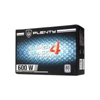 ราคา พาวเวอร์ซัพพลาย Plenty Power Supply ATX 600Watt Super Black4 80 Plus (24006504165)