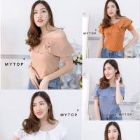 ราคา My top Lot8 เสื้อยืดแต่งระบาย G166​ CARDIGAN_NISTA (MT26D) (2475612434)