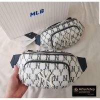 ราคา สินค้าของแท้ 100% กระเป๋าคาดอก คาดเอว MLB (13925760341)