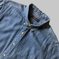 ราคา KEMEJA Rageblue เสื้อเชิ้ตยีนส์ (41255720088)