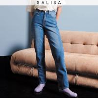 ราคา ส่งต่อ กางเกงยีนส์ salisa jeans straight high waist cropped size s (19447780917)