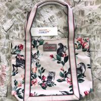 ราคา กระเป๋า Cath Kidston Mini Reverse Coated Tote Badgers and Friends Stone Multi (4309869969)