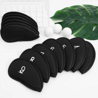 ราคา 12Pcs Golf Club Covers Durable PU Head Covers Scratch Proof Golf Iron Driver Putter Club Head Sleeves Putter Cover (52053198114)