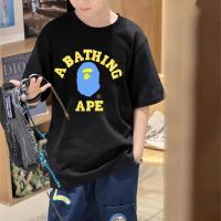 ราคา เสื้อยืด Ape เสื้อยืด Bape สำหรับเด็กทารก เสื้อยืดเด็กผ้าฝ้าย 100% พิมพ์โลโก้ลายพราง เสื้อยืดคอกลม แขนสั้น (43675332896)