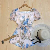 ราคา จั๊มสูทกางเกง ผ้าชีฟองงานซับในทั้งตัวใส่สบาย (2654062943)