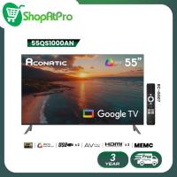 ราคา Aconatic ทีวี 55 นิ้ว QLED 4K Google TV รุ่น 55QS1000AN ระบบปฏิบัติการ Google Dolby Vision & Atmos (29773050913)