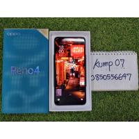 ราคา ขาย OPPO Reno4 สีดำ Space Black RAM 8 ROM 128 มือ2 สภาพสวย มีประกัน 5900 บาท ครับ (15729651793)