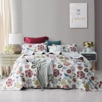 ราคา Cotton100% ผ้าฝ้าย ผ้าคลุมเตียงวินเทจ ขนาด 7-8 ฟุต ผืนใหญ่ (7271361845)