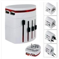ราคา อะแดปเตอร์แปลงไฟสำหรับการเดินทาง(hi05084) ปลั๊กไฟอเนกประสงค์ UNIVERSAL PLUG (USB x 2) (28012221521)
