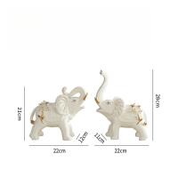 ราคา ช้างเครื่องลายคราม Luxury ของมงคล แต่งบ้านใหม่ ตั้งตู้โทรทัศน์-ตู้เหล้า (58151384362)