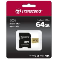 ราคา Transcend MicroSD Card 64GB : UHS-I U3 (R max 95 MB/s / W max 60 MB/s) สินค้ารับประกัน 5 ปี- มีใบกำกับภาษี (1486837997)