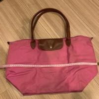 ราคา Longchamp หูยาว size M สีชมพู ของแท้ สภาพ 70% มีรอยเลอะจากการใช้งาน (7840863971)