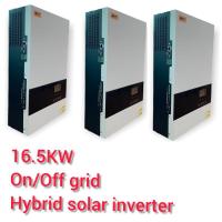 ราคา 16.5KW On /off grid Hybrid solar inverter 48V 240A(90x3)MPPT 230VAC/380VAC work without battery (15751757061)