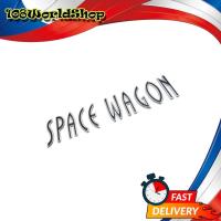 ราคา โลโก้ ติดท้าย เรซิน "Space Wagon" มิซูบิชิ สเปซแวกอน สี ดำ Space Wagon Mitsubishi 4 ประตู ปี2004-2012 (2935632659)