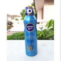 ราคา Nivea Sun Protect & Refresh Cooling Sun Mist SPF50 200ml (นีเวีย ซัน สเปรย์ โพรเท็ค แอนด์ รีเฟรช คูลลิ่ง มิสต์ เอสพีเอฟ50 200 มล.)