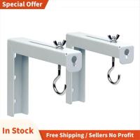 ราคา 2 ชิ้นหน้าจอโปรเจคเตอร์ L-Bracket ปรับขยาย Mount ขาตั้งยึดแขวนผู้ถือ (44854633579)