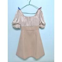 ราคา เดรสสั้น เดรสออกงาน เดรสไปงานแต่ง สีครีม ป้าย SWAN STUDIO (21128641812)