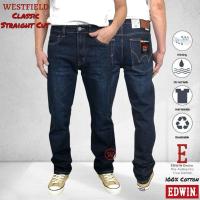ราคา สินค้าใหม่ 505 EDWIN Mens 505 Dk Indigo Real Denim Straight Cut Jeans ( 7505 2804 ) Seluar Jeans (42727372646)