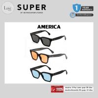 ราคา (แท้/รับประกัน) แว่นกันแดด SUPER รุ่น AMERICA ของแท้ 100% พร้อมอุปกรณ์ (29941398561)