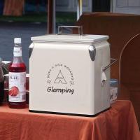 ราคา Explorer ฉนวนกันความร้อนกล่องฉนวนกันเย็นกล่องน้ำแข็งถังน้ำแข็งกลางแจ้งแคมป์ปิ้งถังน้ำแข็งโลหะพกพากล (26829808285)