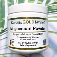 ราคา (California Gold Nutrition®) Magnesium Powder Orange Naturally Flavored 380 g แมกนีเซียม แบบผง รสส้มธรรมชาติ (17462283271)