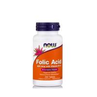 ราคา (แท้พร้อมส่ง) Now foods Folic acid 800 mcg with vitamin b-12 (7212728939)