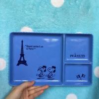 ราคา จาน Snoopy in Paris ถาด เมลามีน จานแบ่ง 3 ช่อง (6038313290)