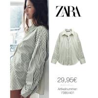 ราคา ZARA สวยฉ่ำ เกินเบอร์จริง เสื้อเชิ้ตคอปกแขนยาวผ้าป๊อปลิน Zara Basic Poplin Shirt เข้าใหม่ (26155550353)