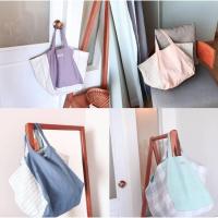 ราคา Linen Tote Bag กระเป๋าผ้าลินิน ใช้ได้ 2 ด้าน (5873938389)