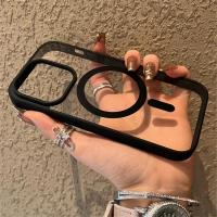 ราคา แฟชั่นใหม่ มาแรง!!เคสโทรศัพท์ เคสใสแม่เหล็กชาร์จได้ เคสไอโฟน ขอบสี สำหรับ ไอโฟน 15 14 13 12 11 pro promax เคสกันตกไอโพน (22062416265)
