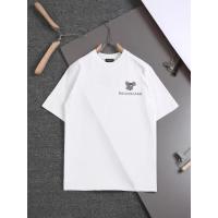 ราคา [คุณภาพสูง] 24fw BLCG Balenciaga 24ss โลโก้สไตล์ใหม่ปักแขนสั้นผู้ชายเสื้อยืดผู้หญิงสไตล์เดียวกันหลว (27405243024)