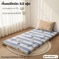 ราคา ที่นอนปิคนิคขนาด3.5ฟุต ความหนา 3-4นิ้ว ถอดซักได้ เนื้อผ้าคอตแท้สีไม่ตก เคลือบกันยุบ (26429737528)