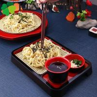 ราคา KENTONTLLB จานบะหมี่เย็นอเนกประสงค์พร้อมจานบะหมี่โซบะเสื่อไม้ไผ่ทําความสะอาดง่ายสไตล์ญี่ปุ่นแฟชั่นถาดอาหารซูชิพลาสติกร้านอาหาร (57404137093)