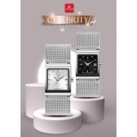 ราคา Julius นาฬิกาข้อมือผู้หญิง สายหนัง รุ่น JA-841-silver-bl (279091718)