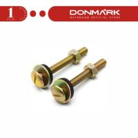ราคา DONMARK น็อตยึดหม้อน้ำชักโครก เหล็กเหนียวชุบกันสนิม รุ่น ATS-10 (55804689763)