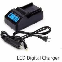ราคา ที่ชาร์จแบตกล้องมีจอ Digital LCD Camera Charger รุ่น LP-E6 ,LP-E6N For Canon EOS70D,7D,6D,5D Mark III,5D Mark II,60D,5DS (3638937521)