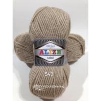 ราคา Alize Superlana Midi 543 หมอกนําเข้าเส้นด้ายถัก (9929920614)