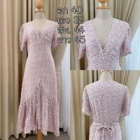 ราคา ชุดเดรสมือสองสภาพสวย ผ้าCotton (28377804416)