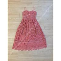 ราคา เดรสสายเดี่ยวลูกไม้ชมพู เดรสงานป้าย (9107524465)